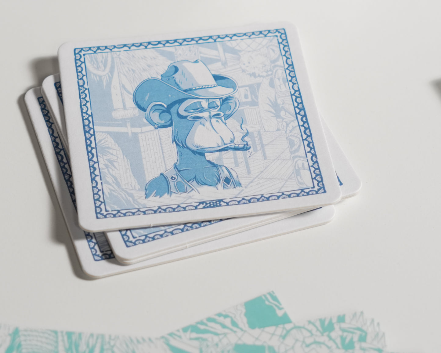 THE 288 Gang Azulejos Pulpboard Coasters Set of 4